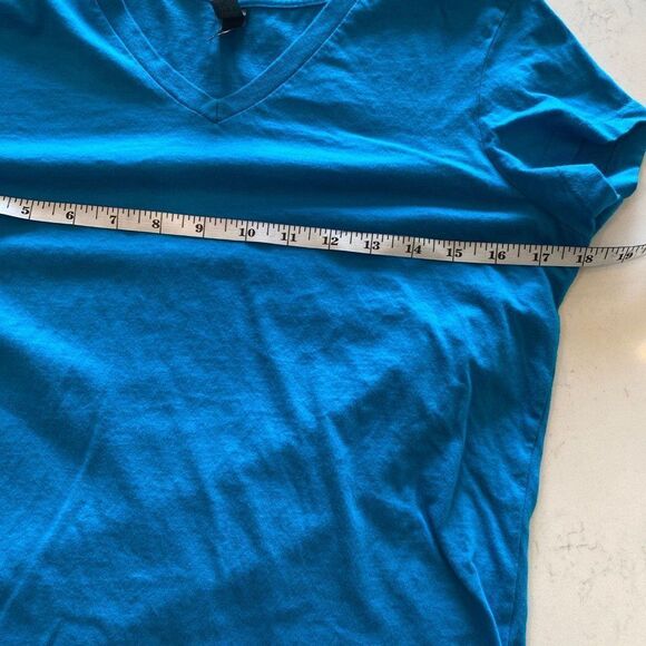 Seattle Seafair Beautiful Bright Blue Angels V-Neck T-shirt, Size XL - Picture 6 of 7